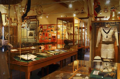The interior of the Spring Street Navy Museum, 1982 - 2010