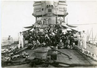 Crossing the Line - HMS New Zealand