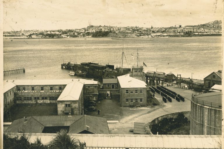 ABY 0127 Philomel base WW2 HMNZS Philomel