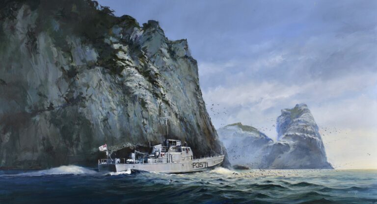 HMNZS Hawea at the Snares