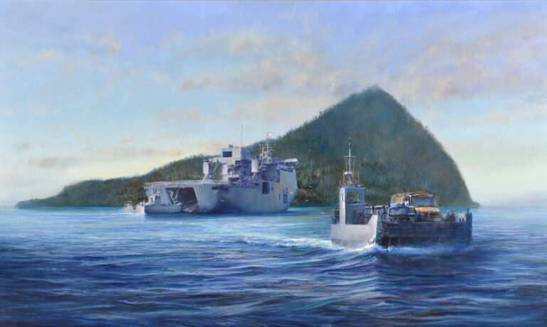 HMNZS Canterbury in Vanuatu