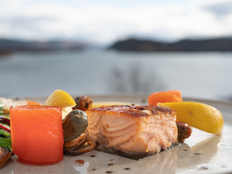 Waterfront dining in Auckland