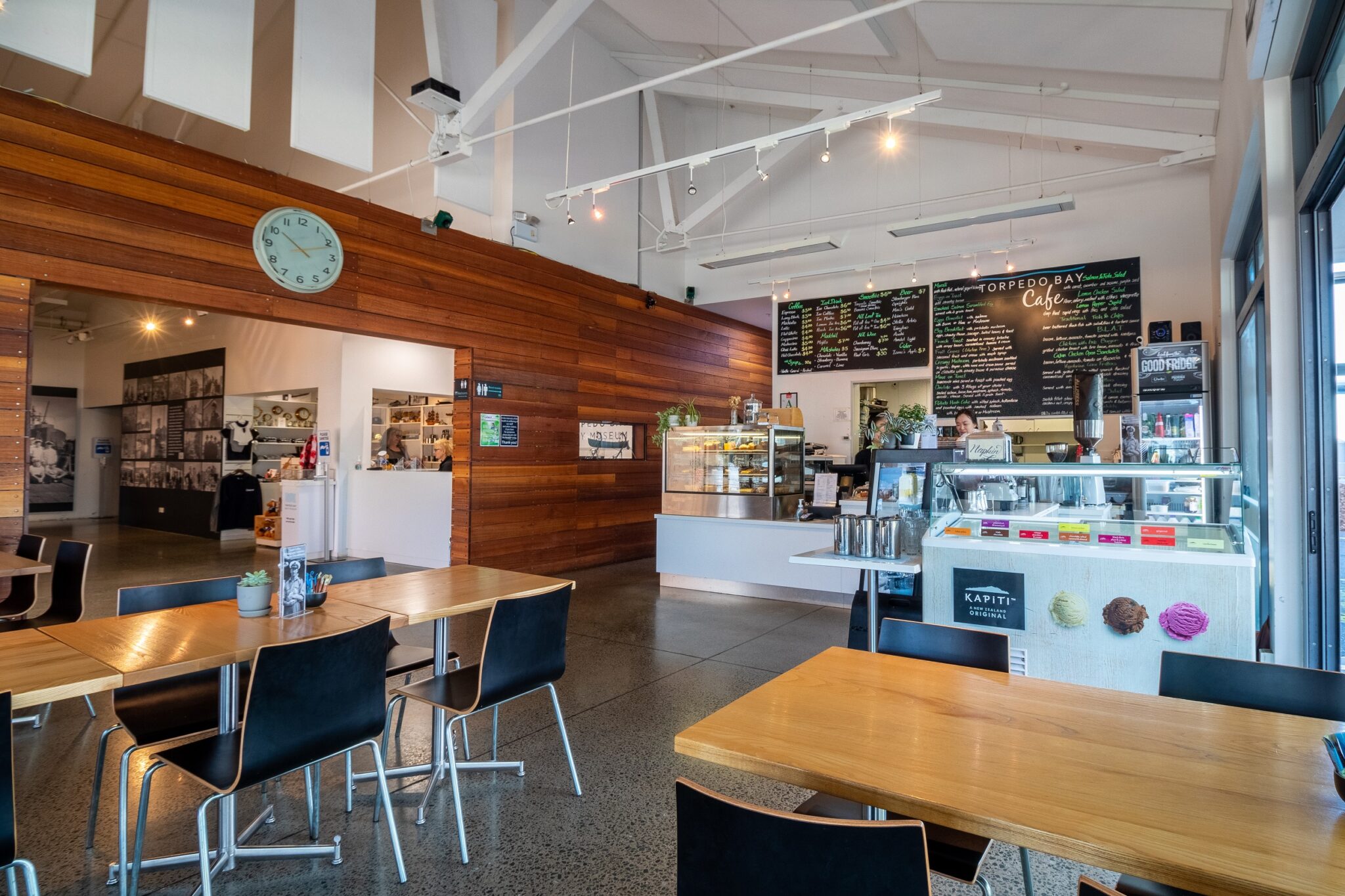Torpedo Bay Café — National Museum of the Royal New Zealand Navy
