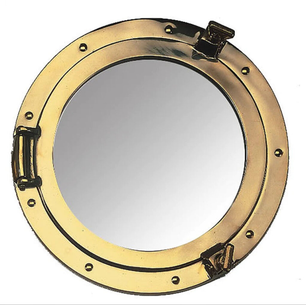8” Porthole Mirror — National Museum of the Royal New Zealand Navy