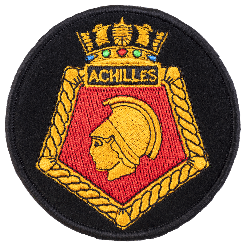 Iron on Ship Badge HMNZS Achilles