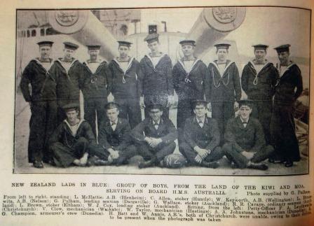 New Zealanders on HMS Australia