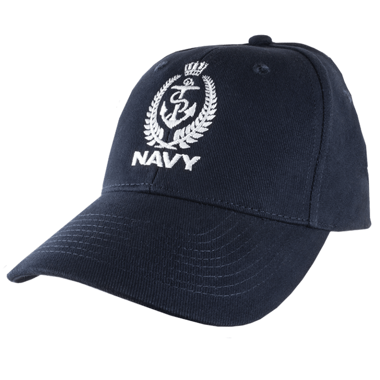 White RNZN badge cap — National Museum of the Royal New Zealand Navy