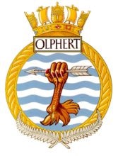 HMNZS Olphert ship badge