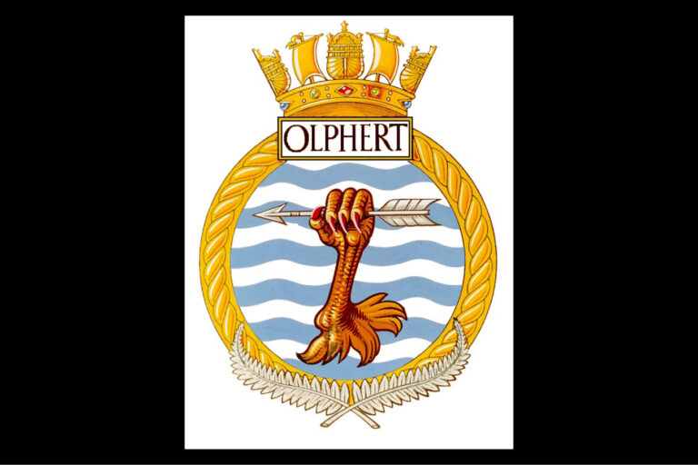 Olphert badge HMNZS Olphert badge