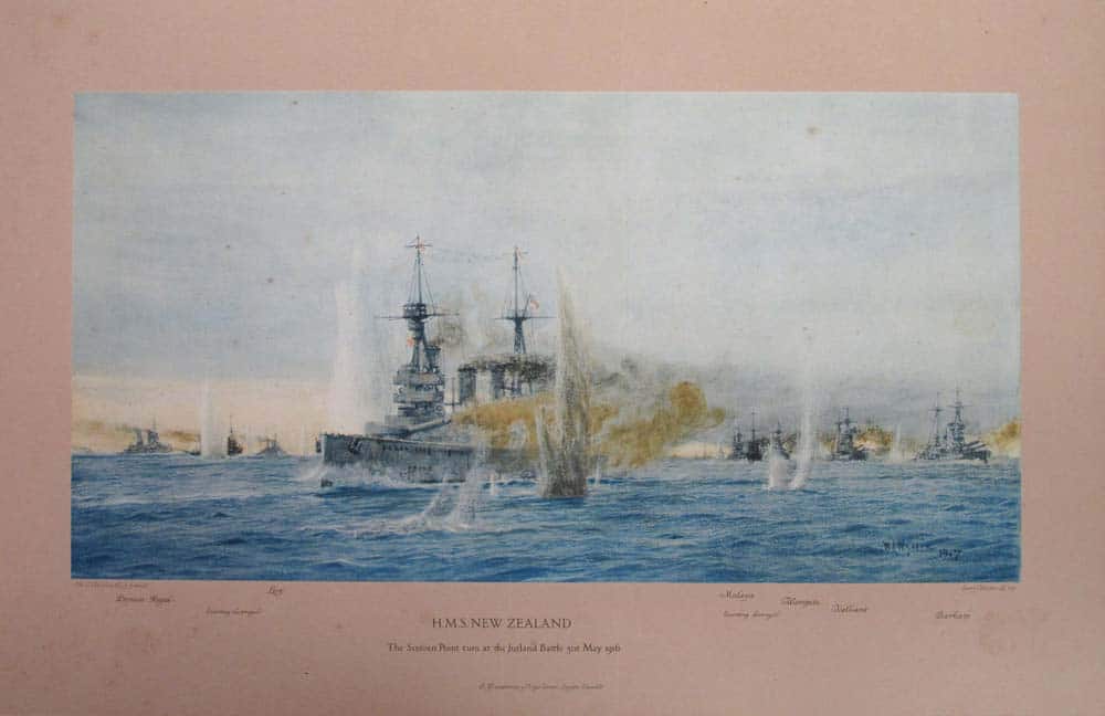 HMS New Zealand, the Sixteen Point Turn at Jutland