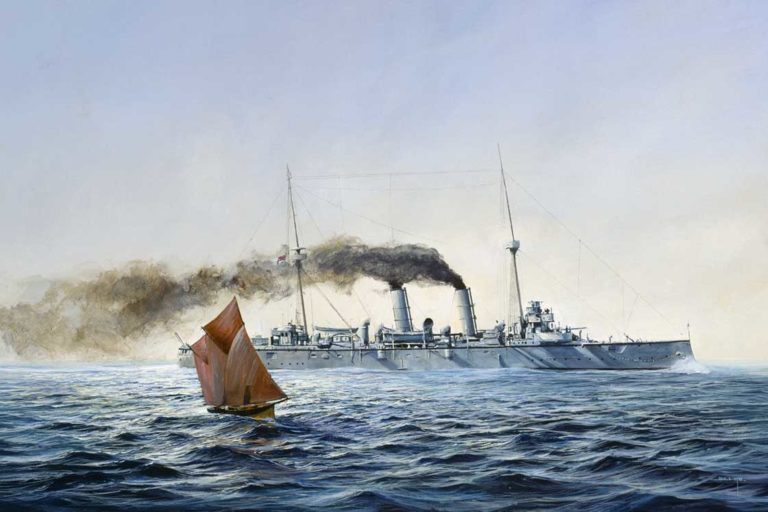 HMS Philomel in the Red-Sea