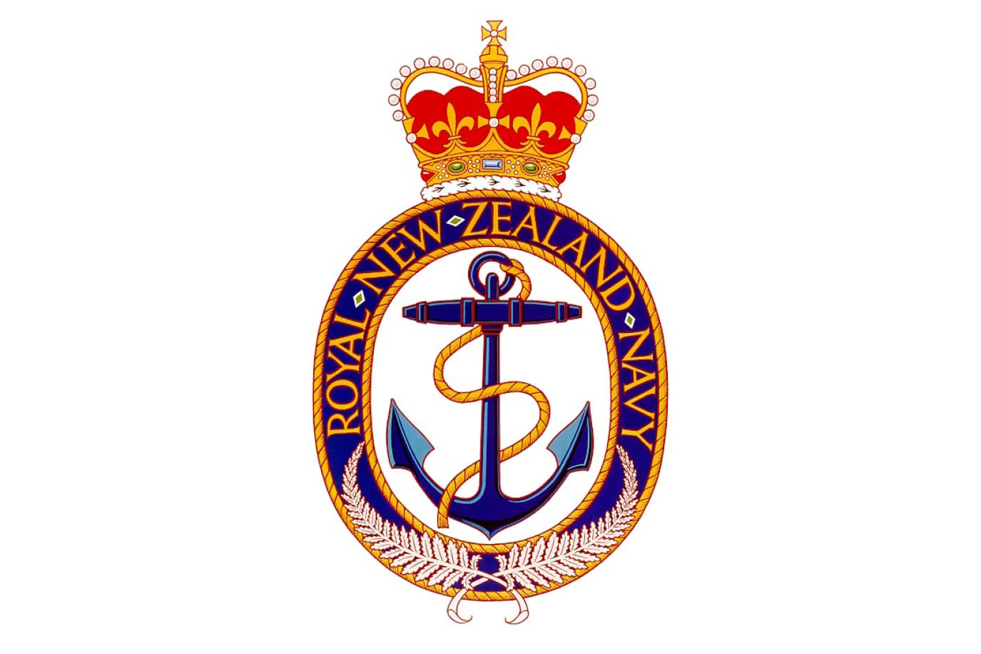 Royal New Zealand Navy Pin Badge HMNZS Wellington
