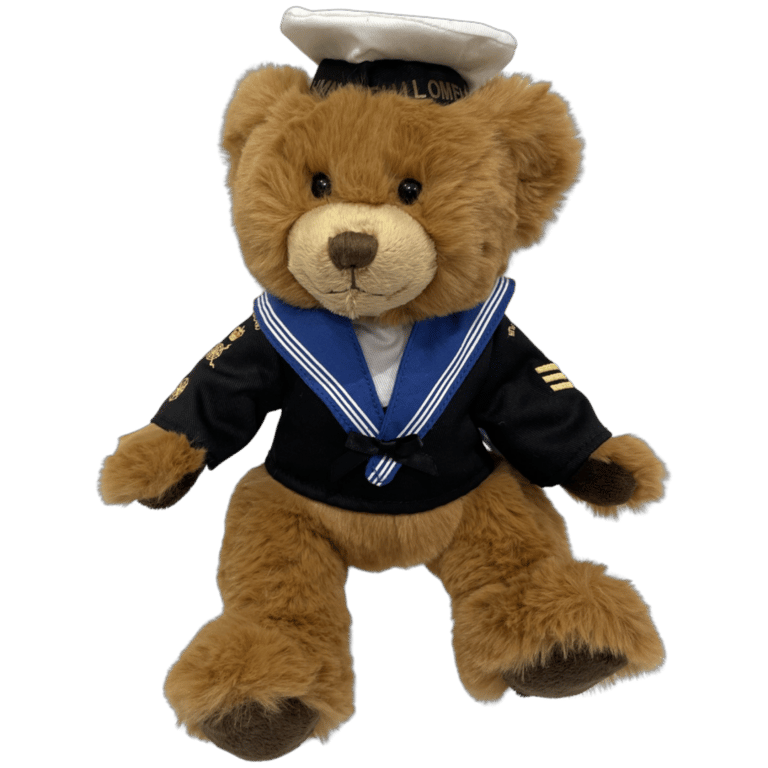 Teddy bear in blue sailor navy uniform — National Museum of the Royal ...