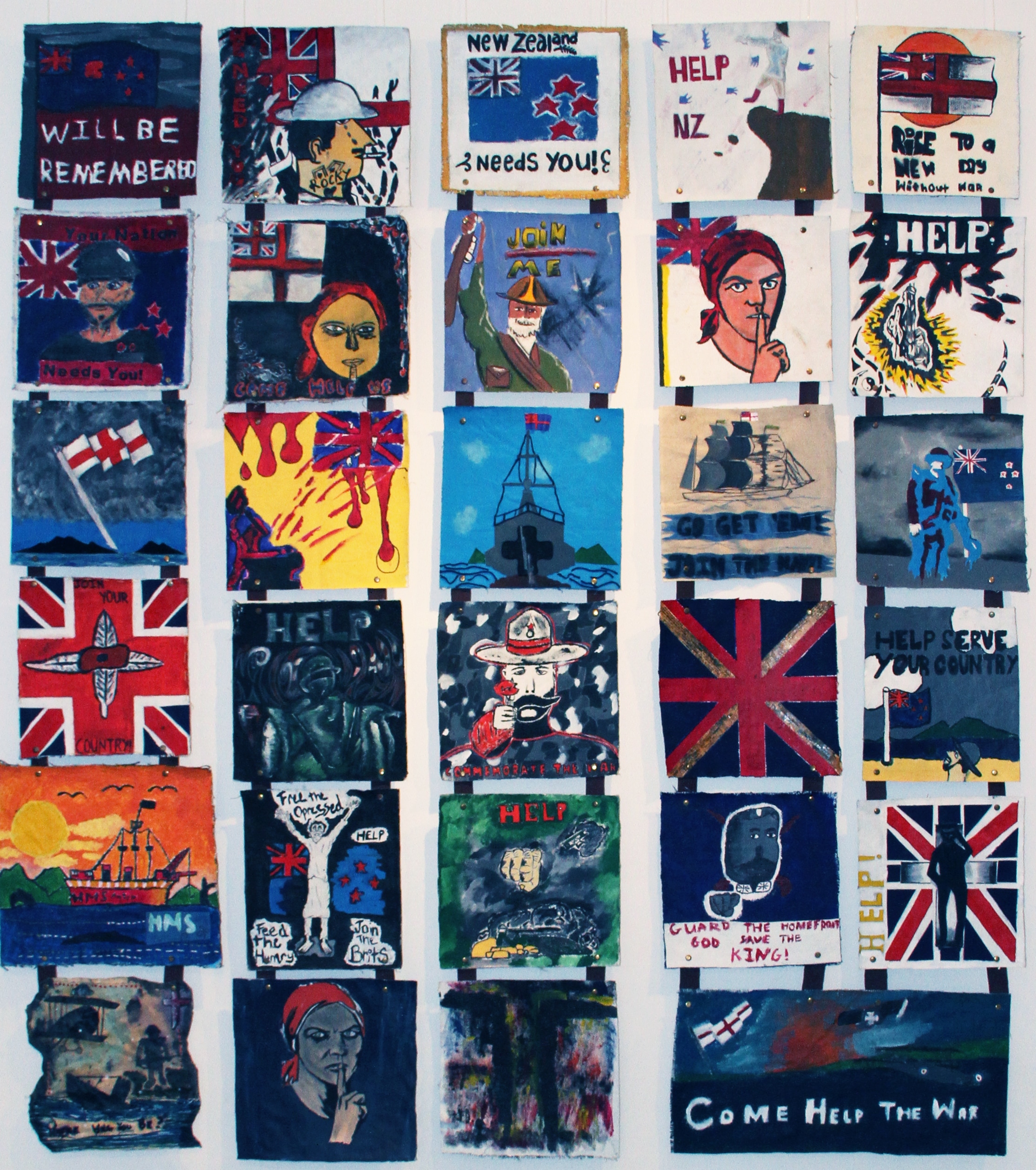 Final quilt artwork, Liston College