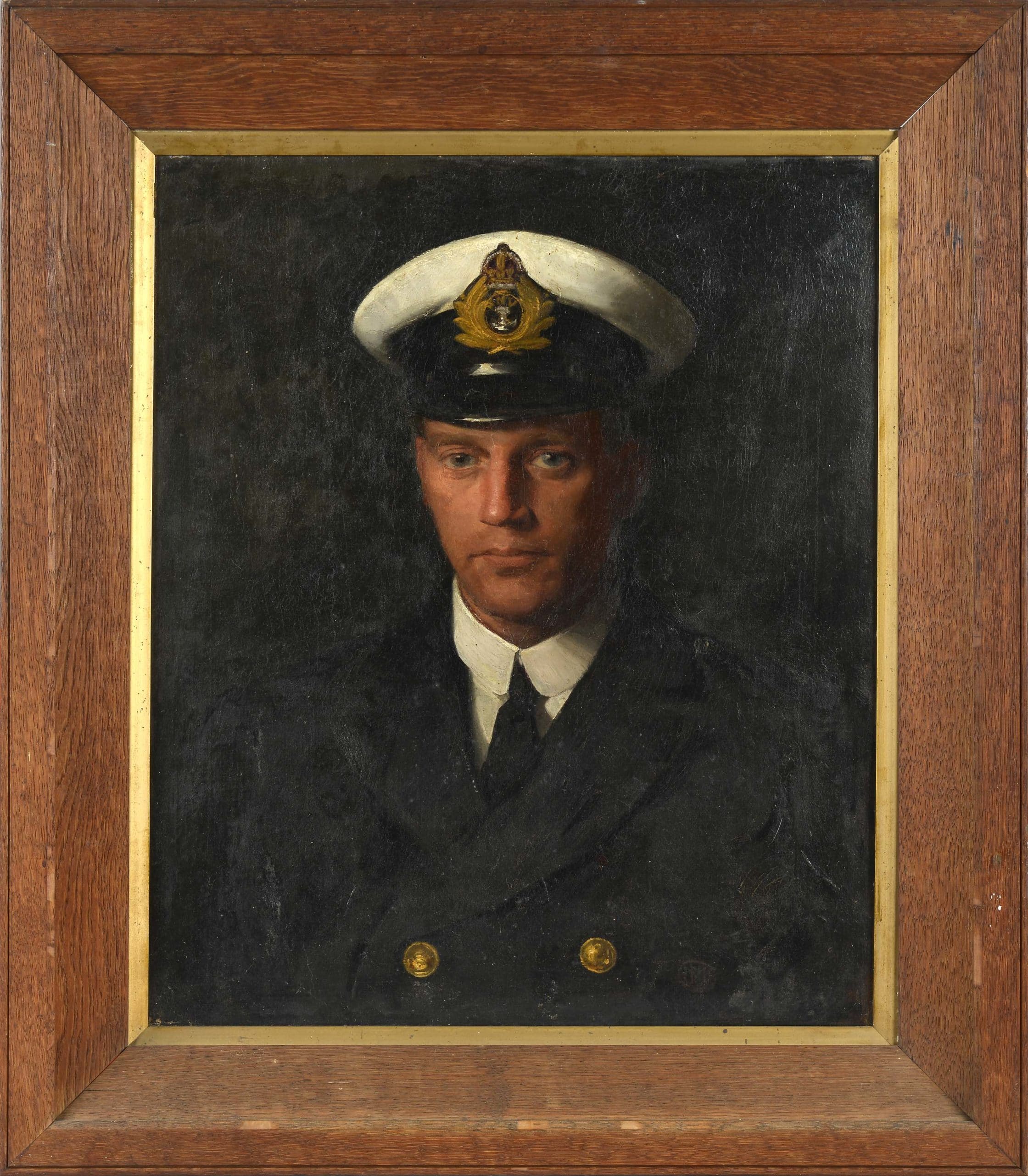 Reproduction of portrait of Lt Cozens