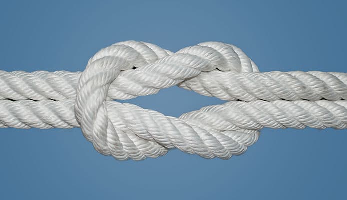 Learn the skill of knot tying with sailors CPOSCS Peter Gillgren and his crew.