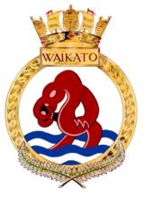 HMNZS Waikato ship badge